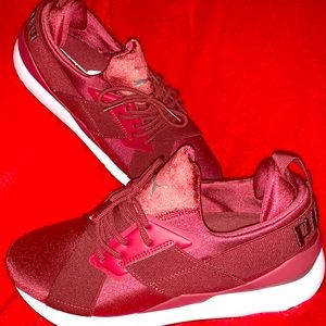 Burgundy Puma Muse 2 Satin 😍